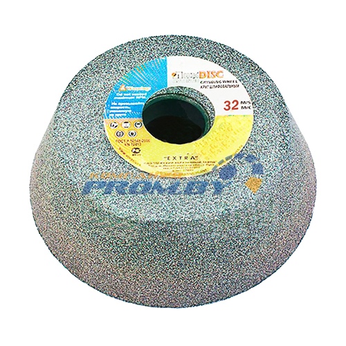 Чашка шлифовальная 125 х 50 х 32  64C (63С) 40-60 K-L коническая на керамике зеленая (ЛугаАбразив)