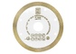 Круг алмазный сплошной 115 х 1.2 х 10 х 22.23 CERAMICS SLIM (PDT) по плитке для УШМ